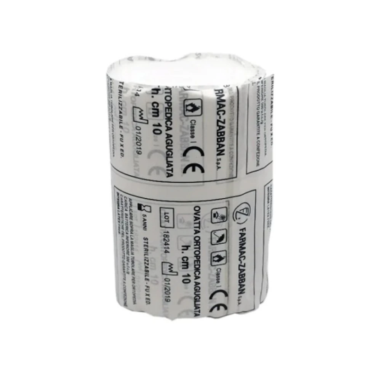 BENDA DI OVATTA ORTOPEDICA AGUGLIATA 10CM - 10PZ
