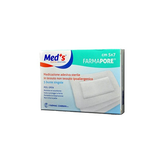 FARMAPORE MEDICAZIONE ADESIVA 5X7CM 5PZ
