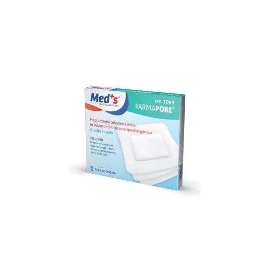 FARMAPORE MEDICAZIONE ADESIVA 10X9CM 5PZ