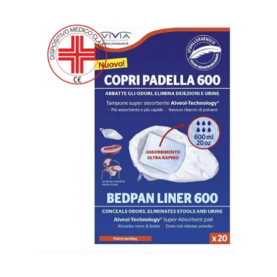 COPRIPADELLA VIVIA 600ML - 20PZ