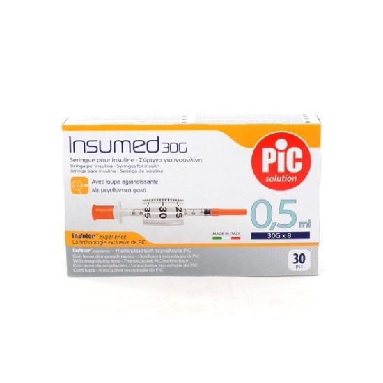 SIRINGHE PIC INSUMED 0,5ML G30X8 - 30PZ