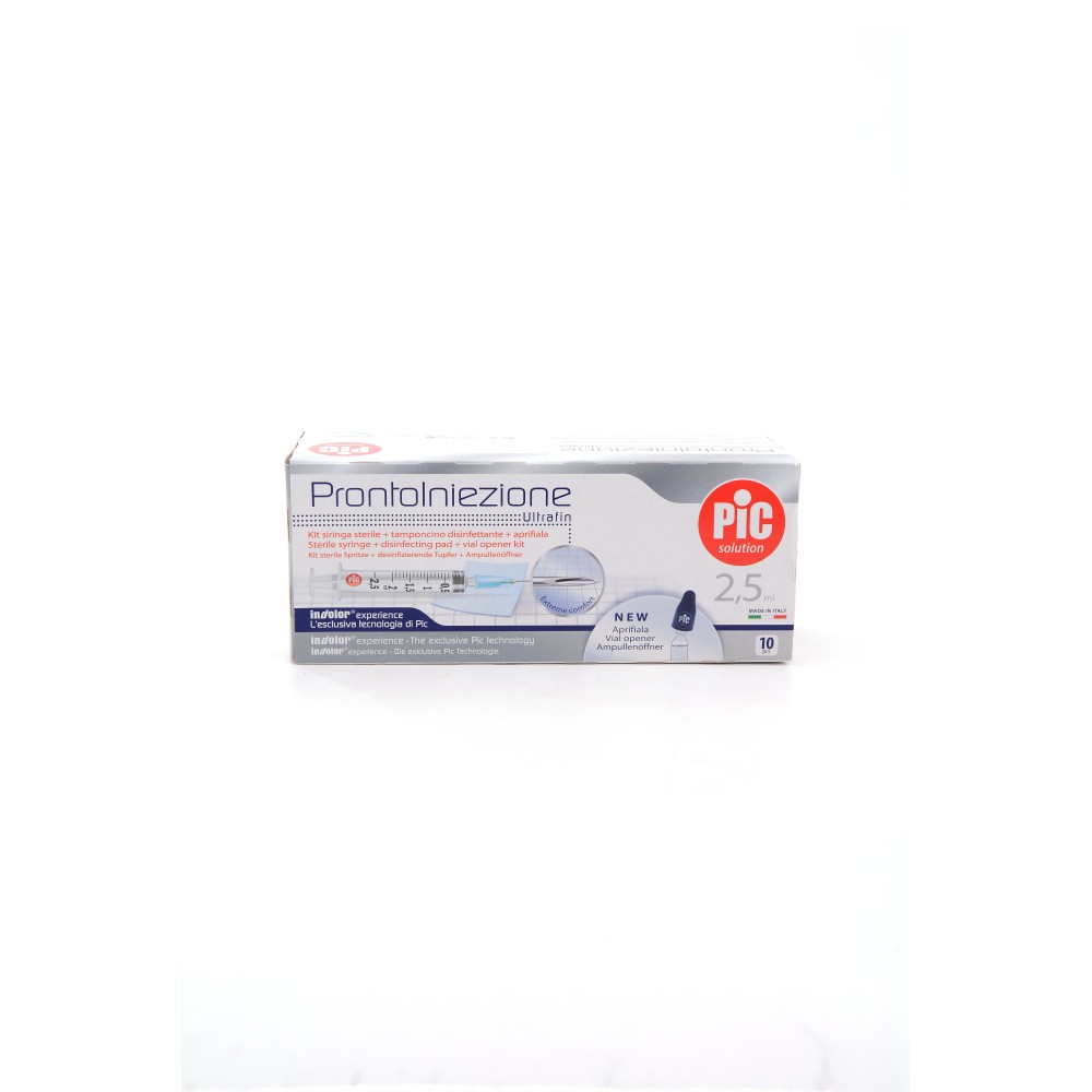 SIRINGHE PIC PRONTOINIEZIONE 2,5ML - 10PZ