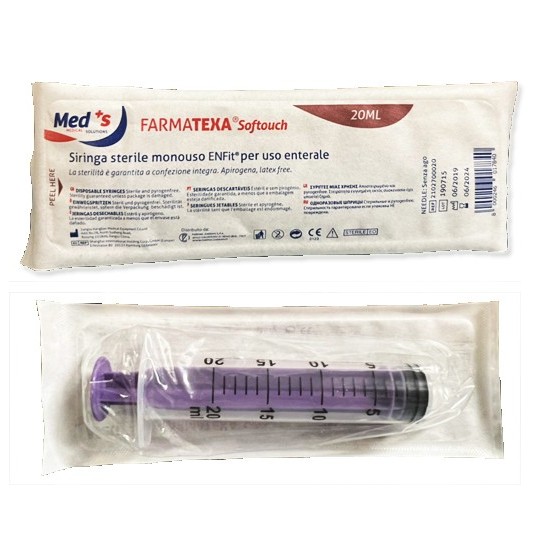 SIRINGA ENTERALE ENFIT 20ML SENZA AGO