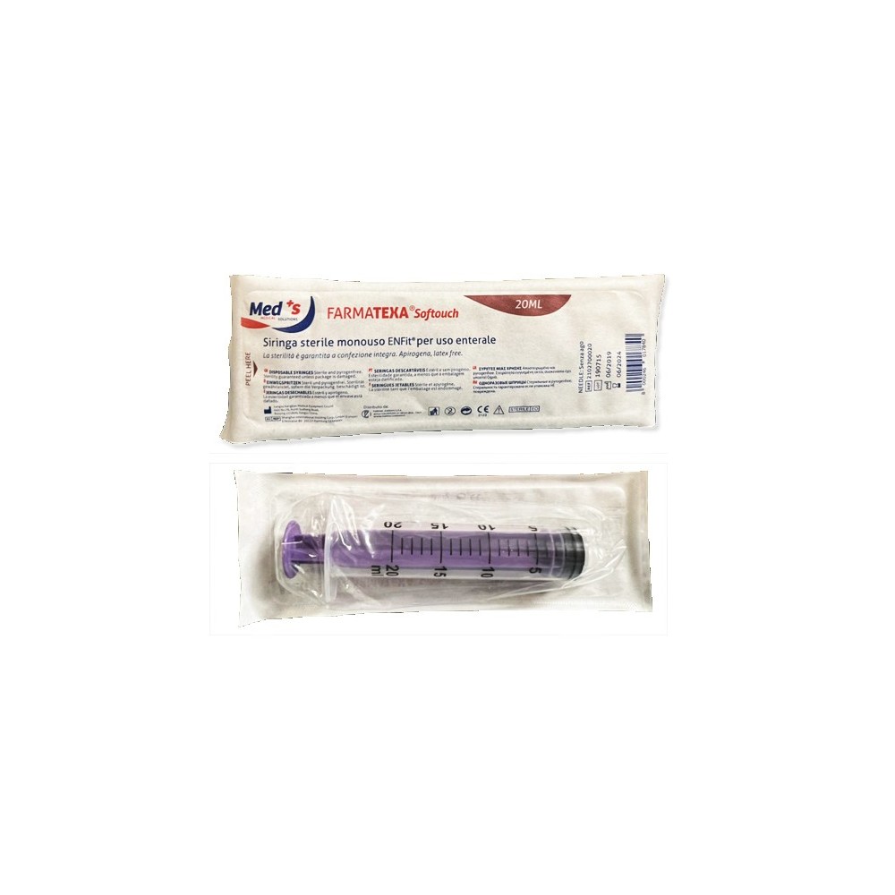 SIRINGA ENTERALE ENFIT 20ML SENZA AGO