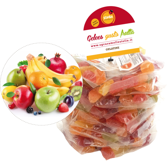 CARAMELLE STELLA GELEES FRUTTA