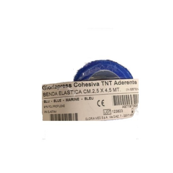 BENDA GLORIA COHESIVA TNT BLU 2,5X450CM