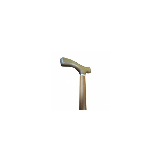 BASTONE LEGNO MANICO A T  AD-35
