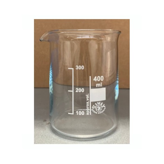 BECHER VETRO 400ML 1PZ