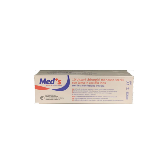 BISTURI MONOUSO STERILE FIGURA 12 - 10PZ