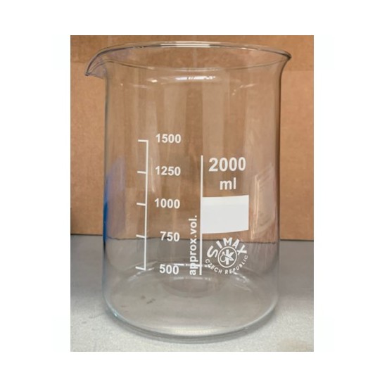 BECHER VETRO 2000ML 1PZ