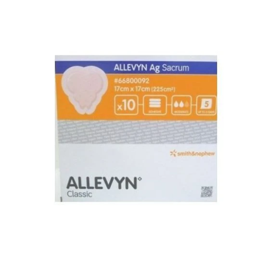 ALLEVYN AG SACRUM 17X17 10PZ
