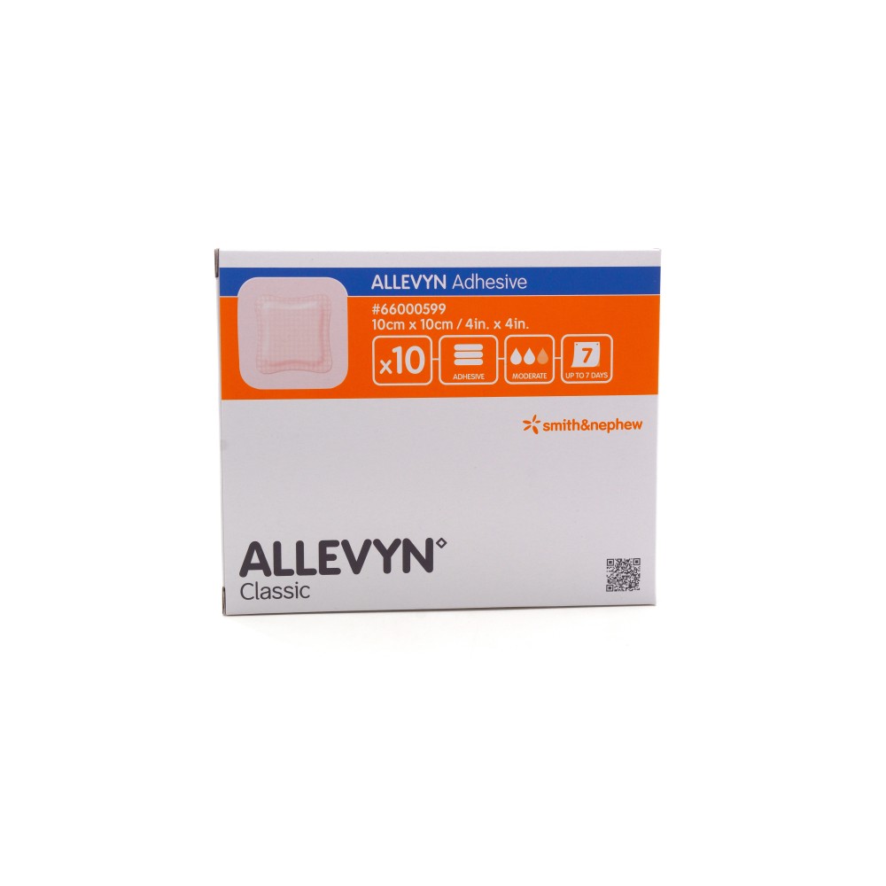 ALLEVYN ADHESIVE 10X10CM - 10PZ