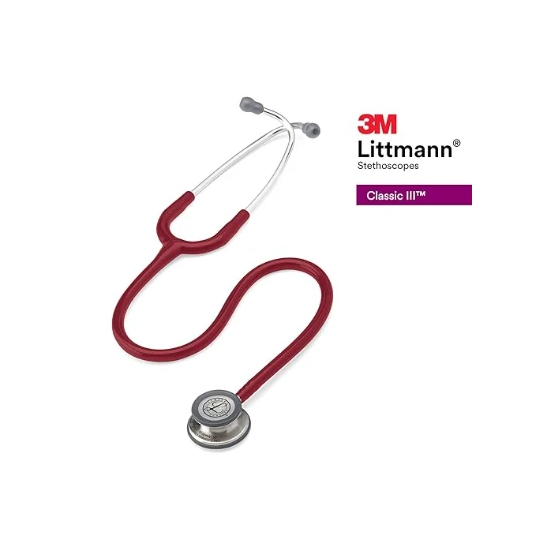 STETOSCOPIO LITTMAN CLASSIC III BORDEAUX