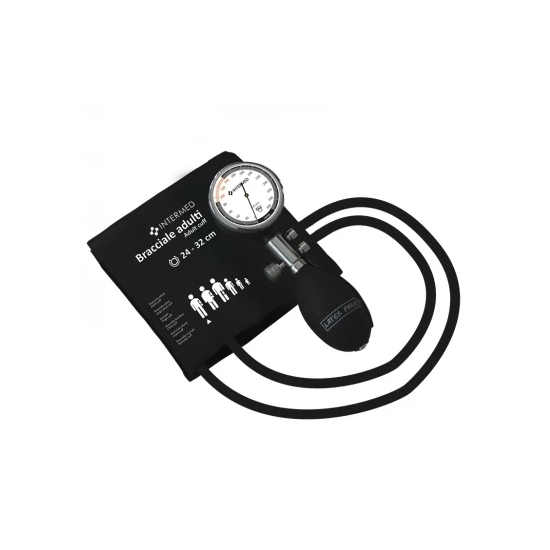 SFIGMO ANEROIDE NERO - SISTEMA 2 TUBI LF-160