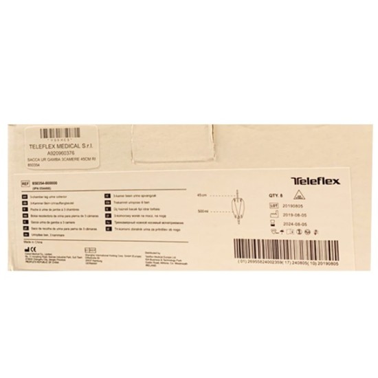 SACCHE DA GAMBA 3 CAMERE 45CM - 8PZ 850354