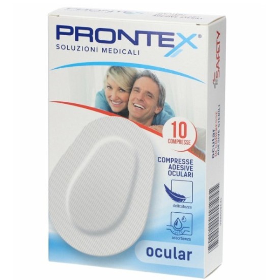 PRONTEX TAMPONI OCULARI CON ADESIVO 10PZ STERILI