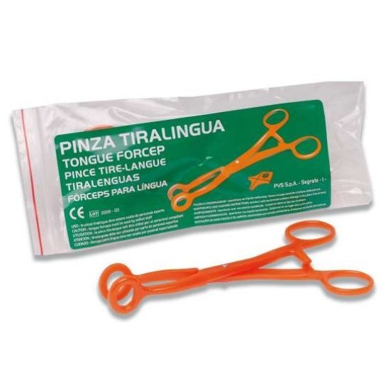 PINZA TIRALINGUA POLICARBONATO