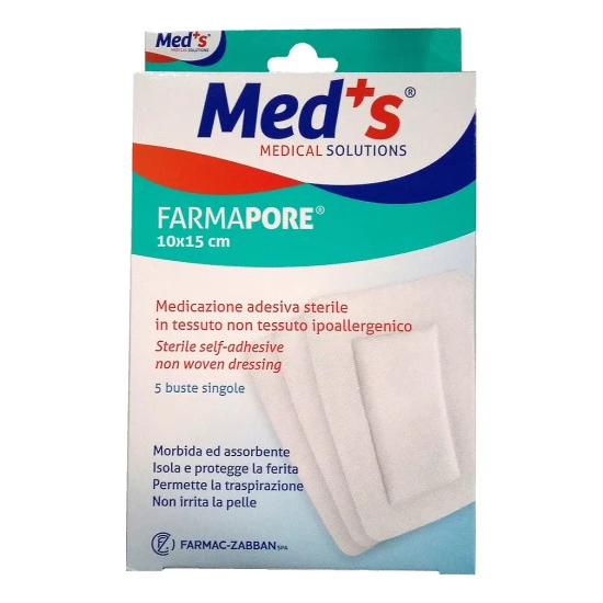 FARMAPORE MEDICAZIONI 10X15CM - 5PZ