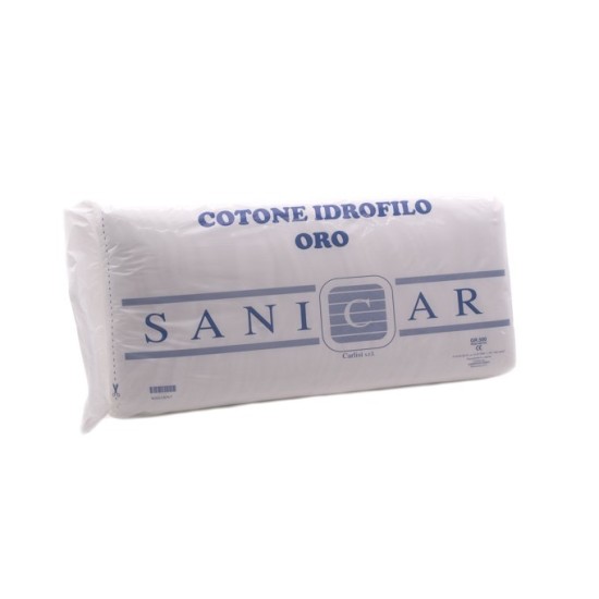 SANICAR COTONE IDROFILO ORO 500G CON FUSTELLA