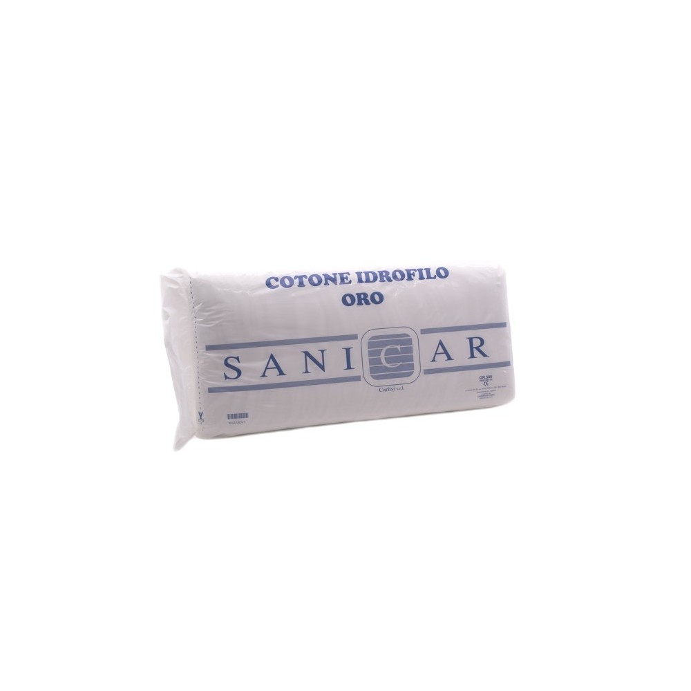 SANICAR COTONE IDROFILO ORO 500G CON FUSTELLA