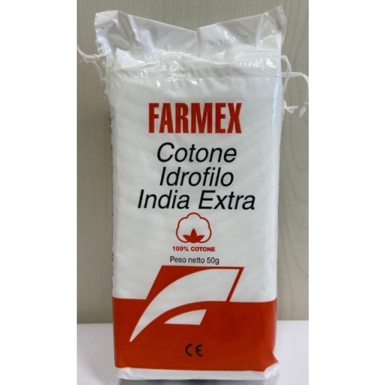 COTONE IDROFILO INDIA FARMEX 50G CON LACCI