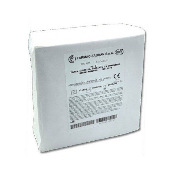 GARZA TAGLIATA 40X40 IDROFILA 1KG