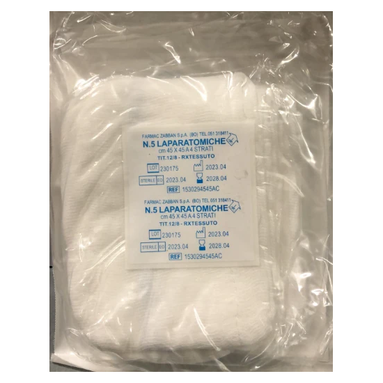 LAPARATOMICHE 45X45CM BLISTER DA 5 PZ.