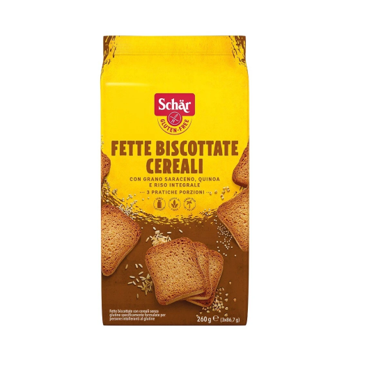 SCHAR FETTE BISCOTTATE CEREALI 3X86,7G