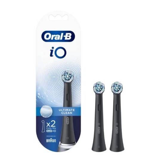 ORALB TESTINE DI RICAMBO IO ULTIMATE CLEAN NERE - 2PZ