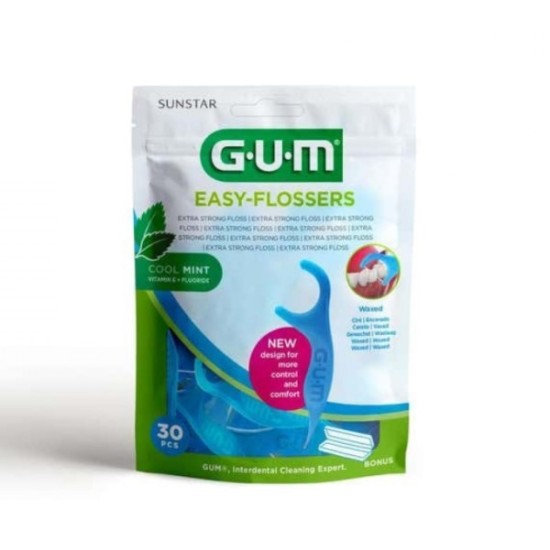 GUM EASY FLOSSERS FORCELLA MONOUSO 30PZ