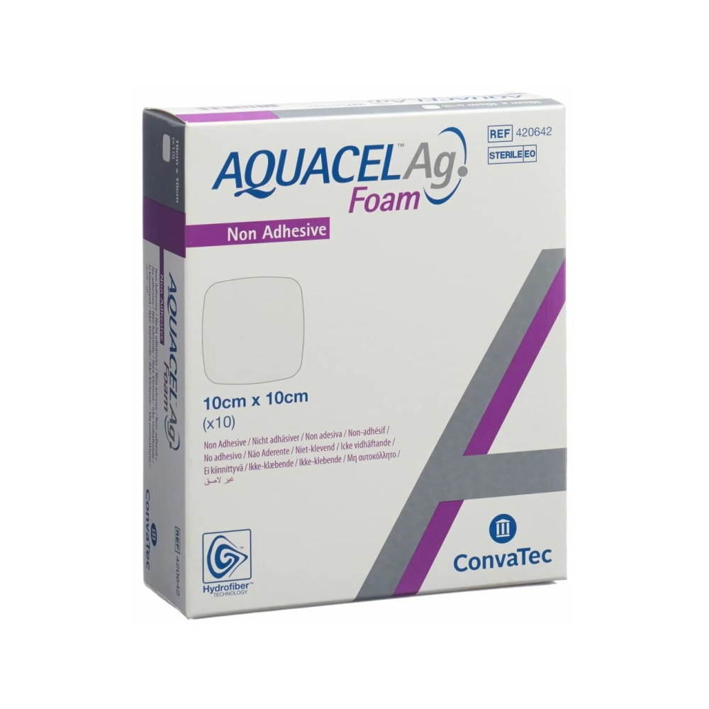 AQUACEL AG FOAM NON ADESIVO 10X10 - 10PZ