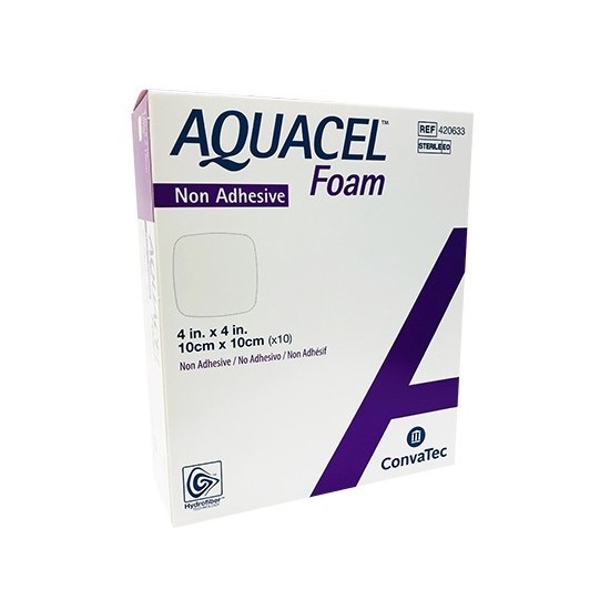 AQUACEL FOAM NON ADESIVO 10X10 - 10PZ 420633