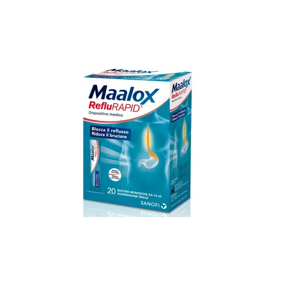 MAALOX REFLURAPID 20 BUSTINE