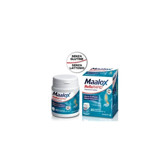 MAALOX REFLURAPID 40 COMPRESSE MASTICABILI