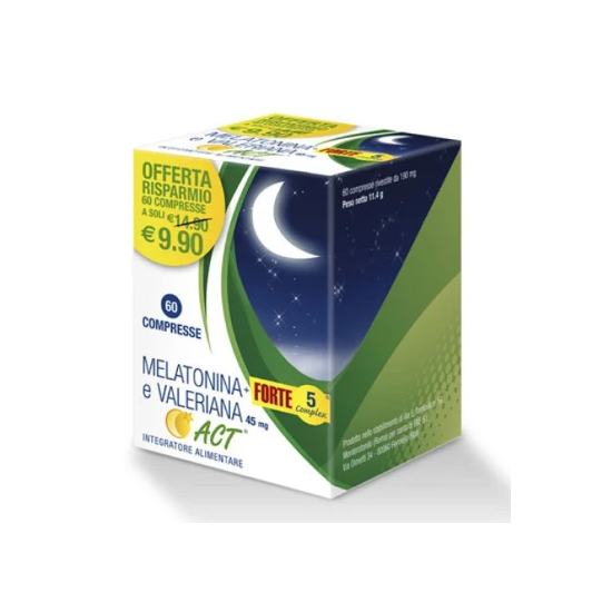 MELATONINA ACT +VALERIANA 60 COMPRESSE