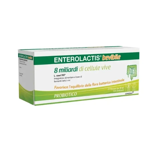 ENTEROLACTIS BEVIBILE 12 FLACONCINI