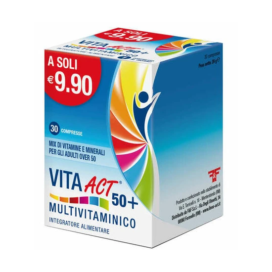 VITA ACT MULTIVITAMINICO 50+ 30 COMPRESSE