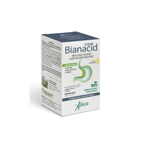 NEOBIANACID 45 COMPRESSE MAST. LIMONE