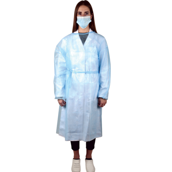 CAMICI IN POLIPROPILENE BLU TAGLIA L - 10PZ