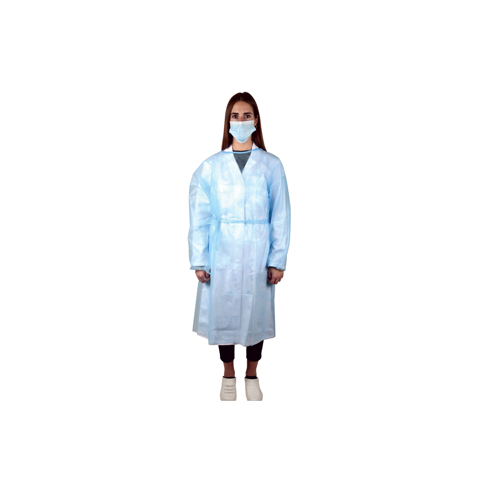 CAMICI IN POLIPROPILENE BLU TAGLIA L - 10PZ