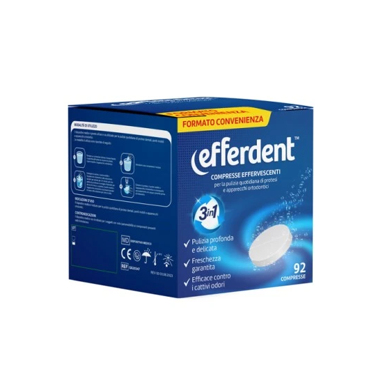 EFFERDENT 92 COMPRESSE EFFERVESCENTI