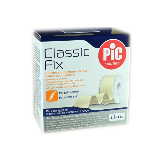 CEROTTO TELA CLASSIC FIX 2,5CMX5MT BIANCO