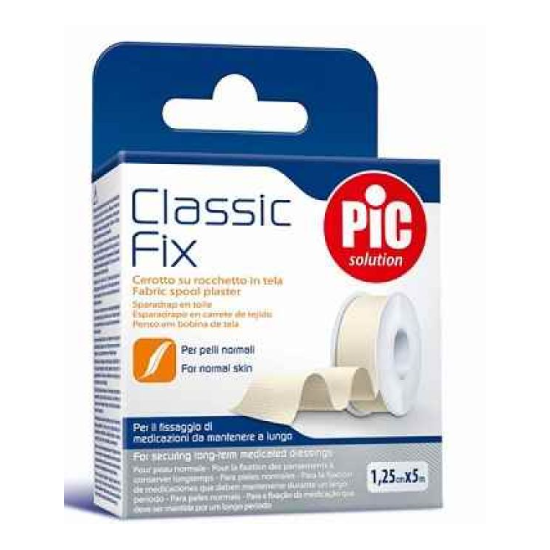 CEROTTO TELA CLASSIC FIX  1,25CMX5MT BIANCO