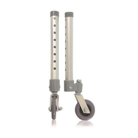 DEAMBULATORE 2 RUOTE PIROETTANTI 8 FORI RV7054