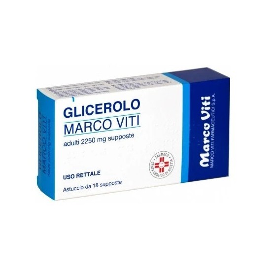 GLICEROLO 18 MV ADULTI 18 SUPPOSTE 2250MG
