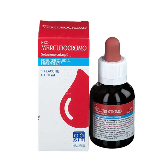 NEOMERCUROCROMO SOLUZIONE CUTANEA DISINFETTANTE 50ML