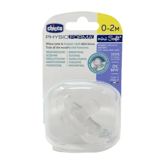 CHICCO GOMMOTTO 0-2MESI SILICONE 1PZ