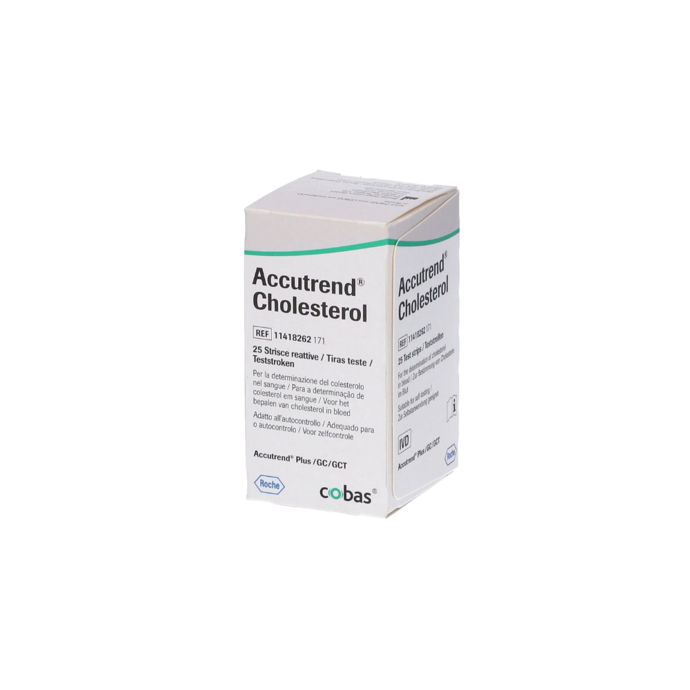 ACCUTREND CHOLESTEROL 25 STRISCE