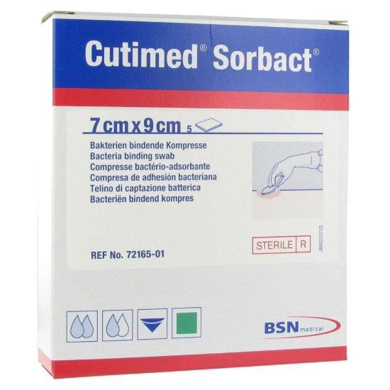 CUTIMED SORBACT 7X9CM - 5PZ