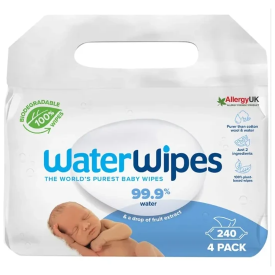 WATERWIPES BIO SALVIETTE BABY 4X60PZ